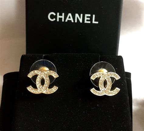 chanel cc stud earrings price